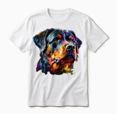 Dog Chien Unisex T-Shirt - White