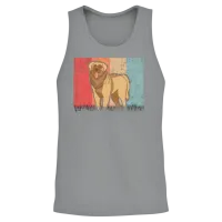 Leonberger Retro Unisex Tank Top - Sport Grey – 2