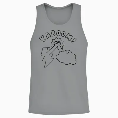Thunderclap Unisex Tank Top - Sport Grey