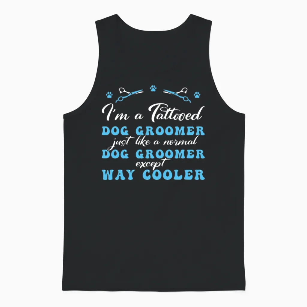 Dog Groomer Dog Grooming - Lovers Unisex Tank Top in Black