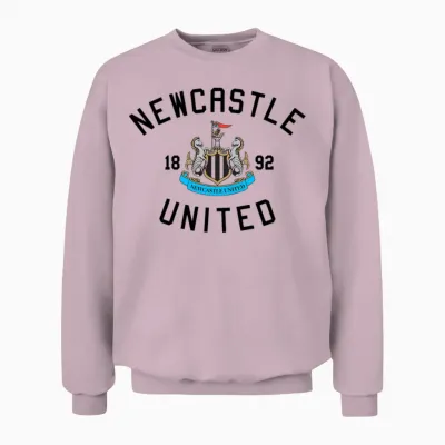 Herren Newcastle United Fc Color Crest Unisex Sweatshirt - Light Pink