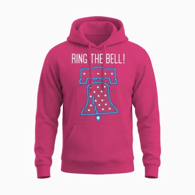 Ring the Bell. Unisex Hoodie - Heliconia