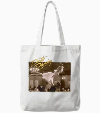 Dirty Dancing the Time of My Life Lift Szene Tote Bags - White