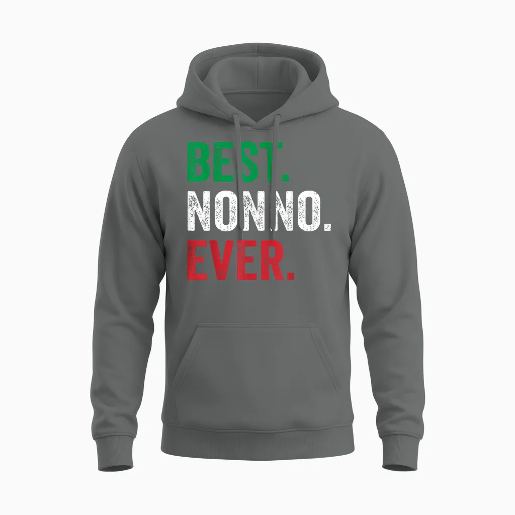 Best Nonno Ever Love Nonno Vatertag Opa Geburtstag Unisex Hoodie in Graphite Heather
