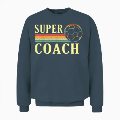 Super Coach Hand Handball Handball France Funny Unisex Sweatshirt - Dark Heather