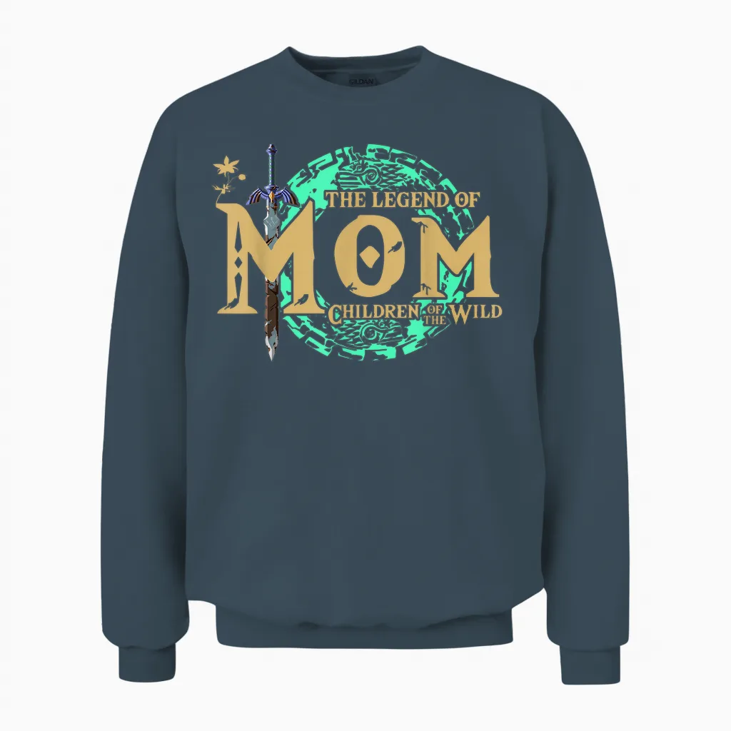 Die Legende Von Mama Children of the Wild Mother's Day Unisex Sweatshirt in Dark Heather