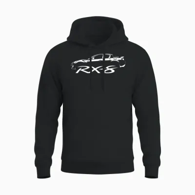 Mazda Rx-8 Sports Car Unisex Hoodie - Black