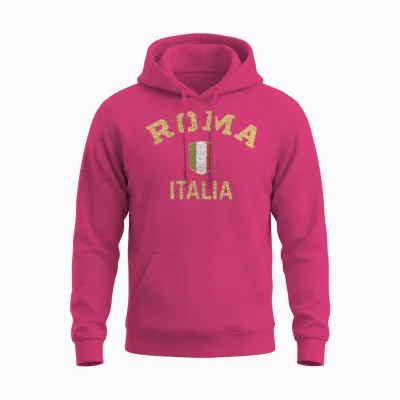 Roma Italia - Rome Italy Unisex Hoodie - Heliconia