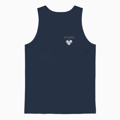 Christmas Gift Idea Bouliste Ball Player Petanque Pocket Unisex Tank Top - Navy