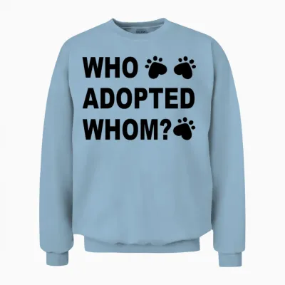 Adopt a Dog Unisex Sweatshirt - Light Blue