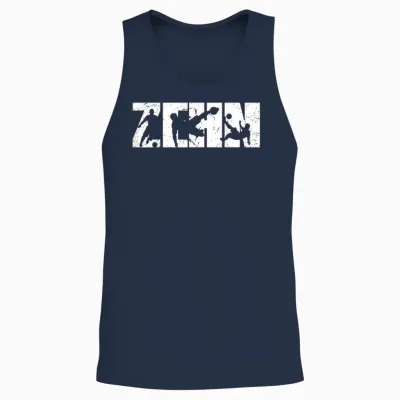 10th Birthday Retro Football Fan Player 10 Years Boy T-Shirt, Black Unisex Tank Top - Navy