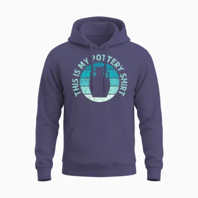 Pottery Funny Unisex Hoodie - Heather Sport Dark Navy