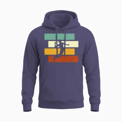 Badminton Retro Unisex Hoodie - Heather Sport Dark Navy