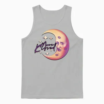 Moon Kissed - Eclipse Unisex Tank Top - Ash