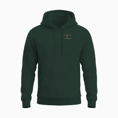 Yellowstone Dutton Ranch Gold Pocket Logo T-Shirt, Black Unisex Hoodie - Forest