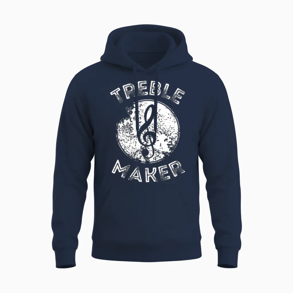Funny Musician - Music Lovers Unisex Hoodie in Navy