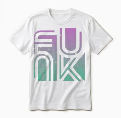 Funk Retro Unisex T-Shirt - White