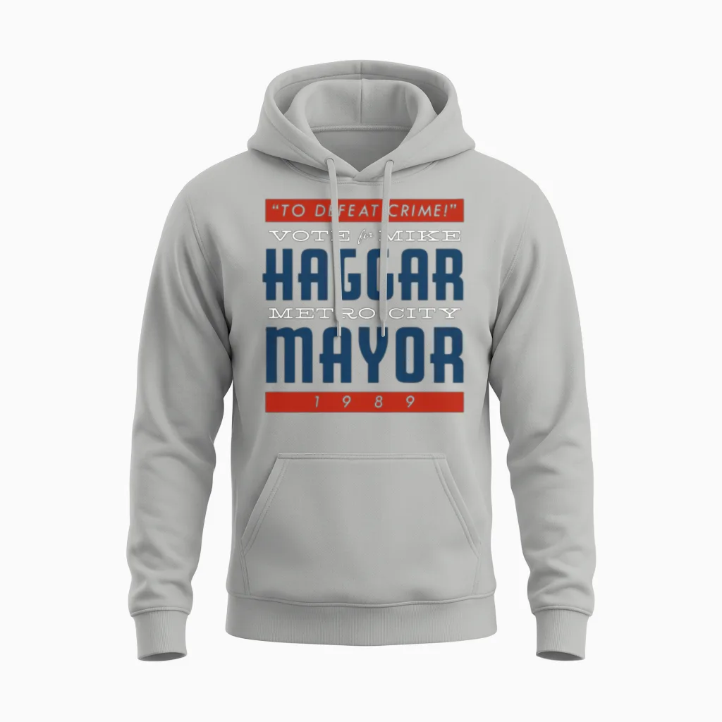Mayor Haggar Unisex Hoodie in Ash