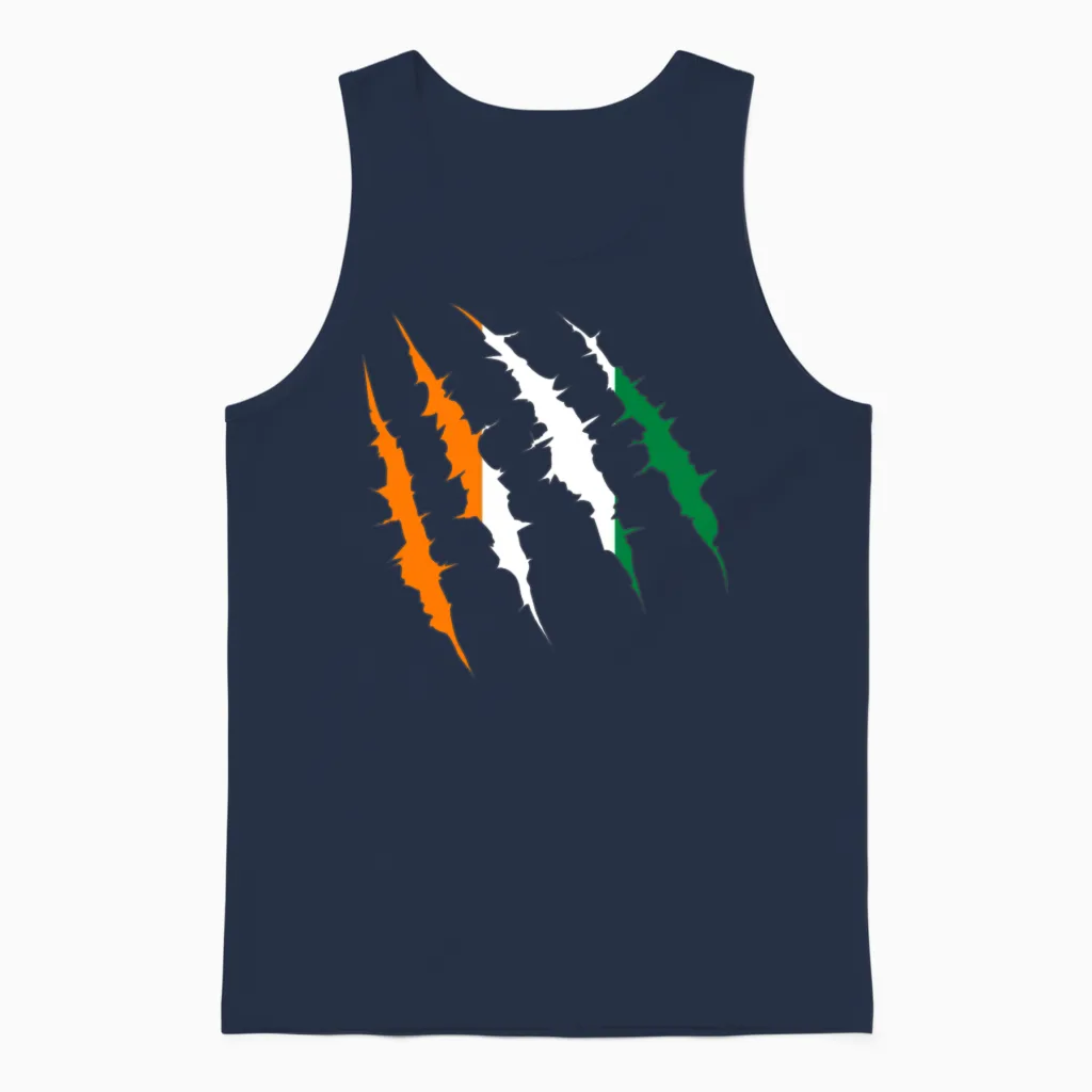 Ivory Coast Unisex Tank Top in Navy
