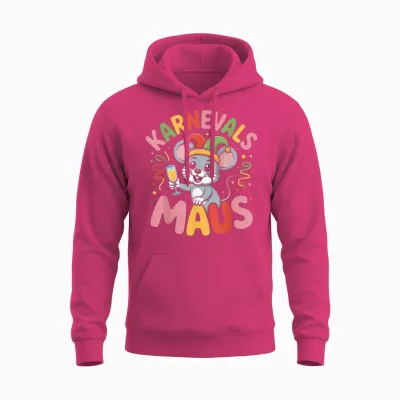 Carnival Mouse Carnival Cologne for Cologne Alaaf Carnival Mouse Unisex Hoodie - Heliconia