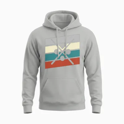 Billiard Retro Unisex Hoodie - Ash