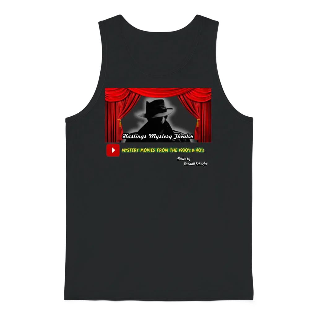 Mystery Movies from the 1930's & 40's Unisex Tank Top - Black