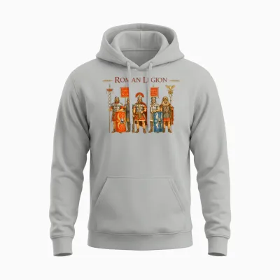Römische Legion Soldaten Antikes Rom Krieger Design Unisex Hoodie - Ash