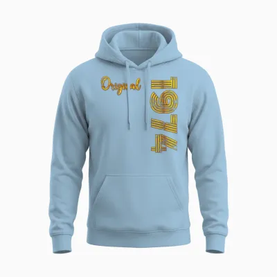 1974 Birthday Unisex Hoodie - Light Blue