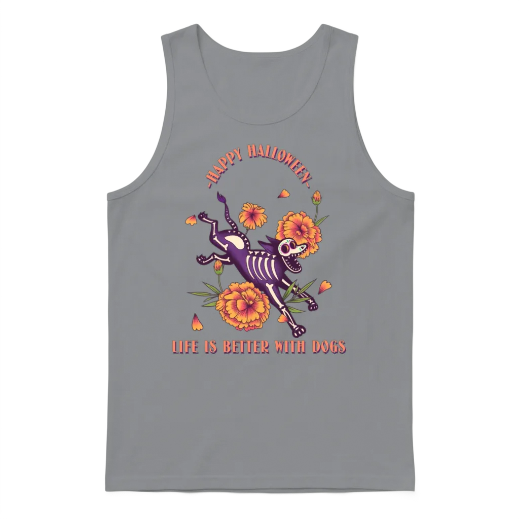 Life Is Better with Dogs - Dog Mom Unisex Tank Top - Sport Grey