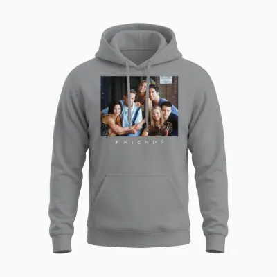 Friends Photo Logo Unisex Hoodie - Sport Grey