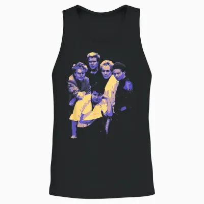 Tv Times Duran Duran Bandporträt, Blau, 1983 Unisex Tank Top - Black