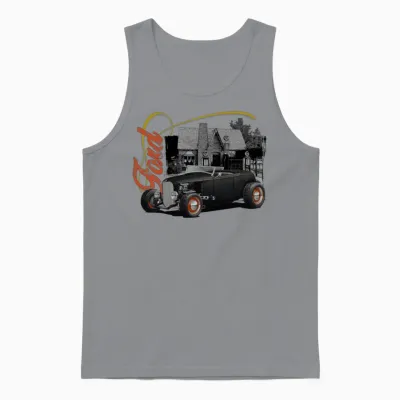 Custom Ford Roadster Unisex Tank Top - Sport Grey