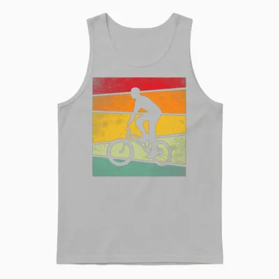 Bmx Retro Unisex Tank Top - Ash