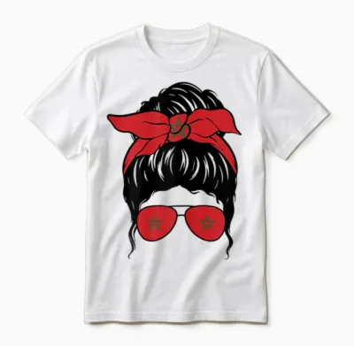 Morocco Girl Morocco Flag Moroccan Proud Moroccan Woman Morocco Unisex T-Shirt - White