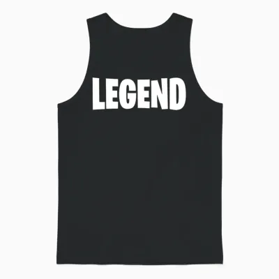 Legend Unisex Tank Top - Black