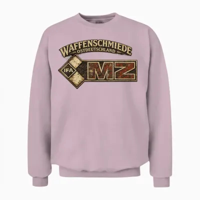 Simson Mz Ifa Ostdeutschland Retro Motorrad Kult Motiv Ddr Unisex Sweatshirt - Light Pink