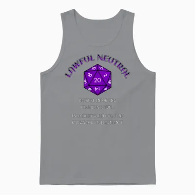 D20 Alignment Ln Unisex Tank Top - Sport Grey