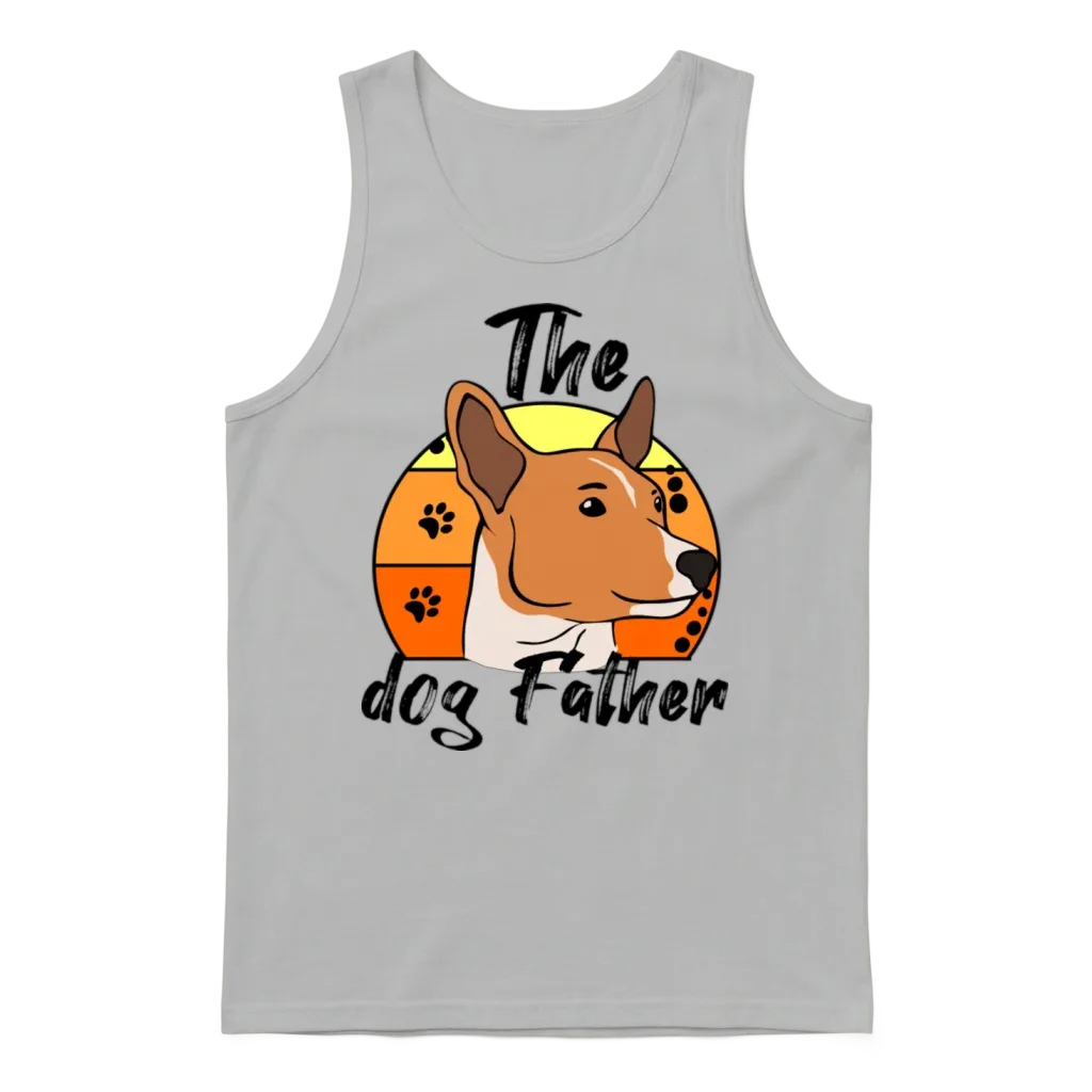 The Dog Father โ Lovers Unisex Tank Top - Ash