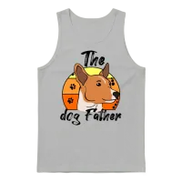 The Dog Father — Lovers Unisex Tank Top - Ash – 1