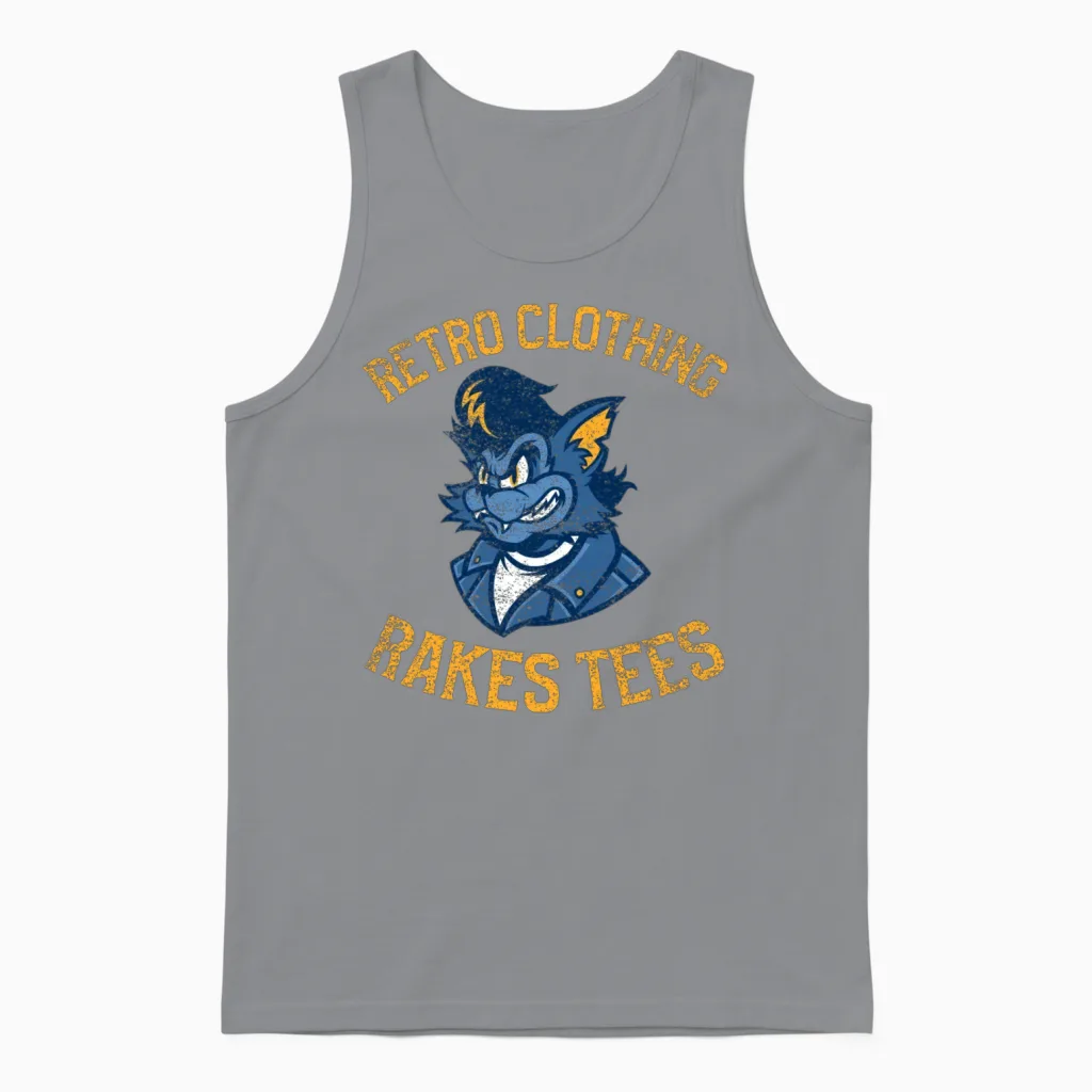Retro Unisex Tank Top in Sport Grey