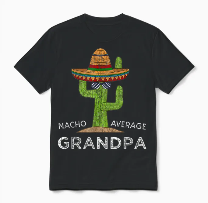 Fun Hilarious Grandpa Joke Humor | Funny Saying Grandpa Unisex T-Shirt in Black