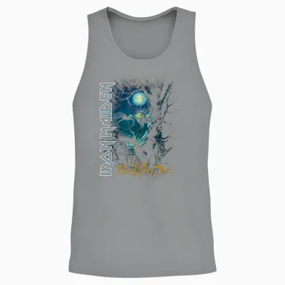 Iron Maiden - Fear of the Dark Unisex Tank Top - Sport Grey