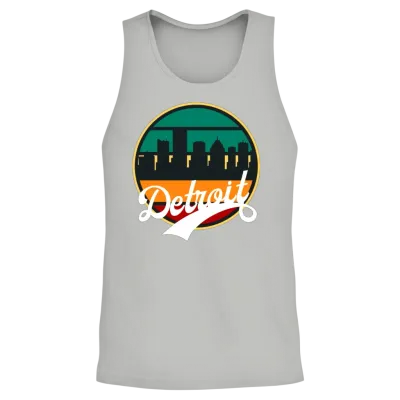 Retro Detroit Unisex Tank Top - Ash