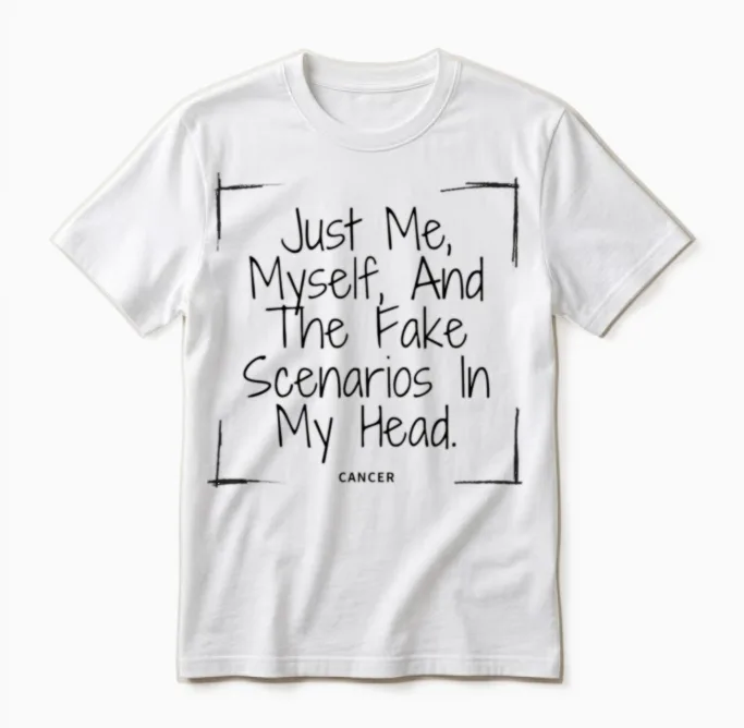 Cancer Funny Quote Memes & Humor Gift Unisex T-Shirt in White