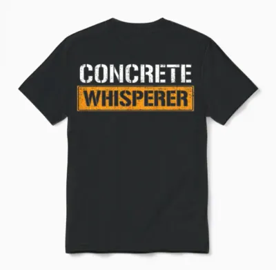 Concrete Whisperer Concrete Unisex T-Shirt - Black