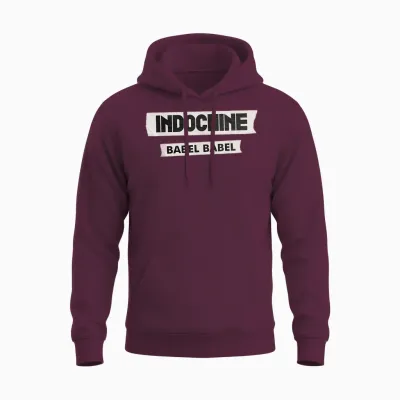 Babel Babel T-Shirt, Black, S Unisex Hoodie - Maroon