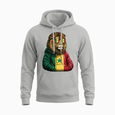 Senegal Flag Senegalese Pride Unisex Hoodie - Ash