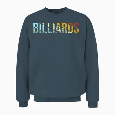 Billiards Retro Unisex Sweatshirt - Dark Heather