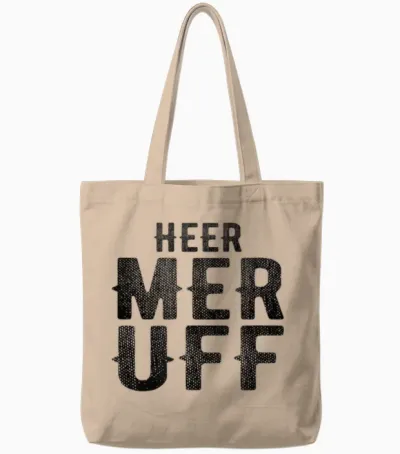 Heer Mer Uff Heimat Hessen Frankfurt Dialekt Pfalz Pfälzer Tote Bags - Natural