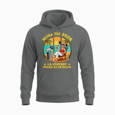 Retirement Retired Woman Leaving Collegue Work Humor Unisex Hoodie - Graphite Heather